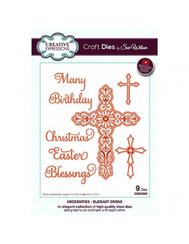 Fustella Creative Expressions Elegant Cross CED23003