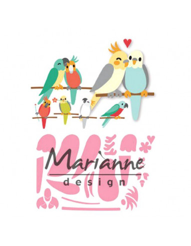 Fustella Marianne Design Collectables - Eline's Birds COL1465