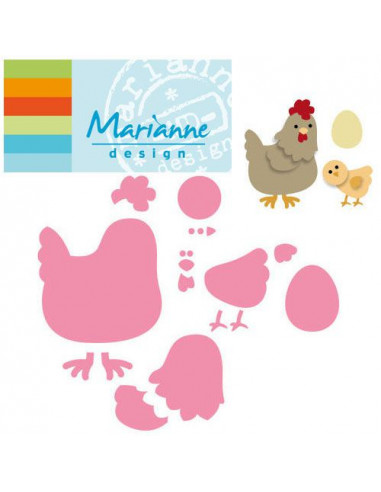 Fustella Marianne Design Collectable Mother hen COL1351