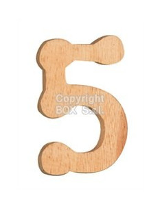 Lettere e numeri in legno